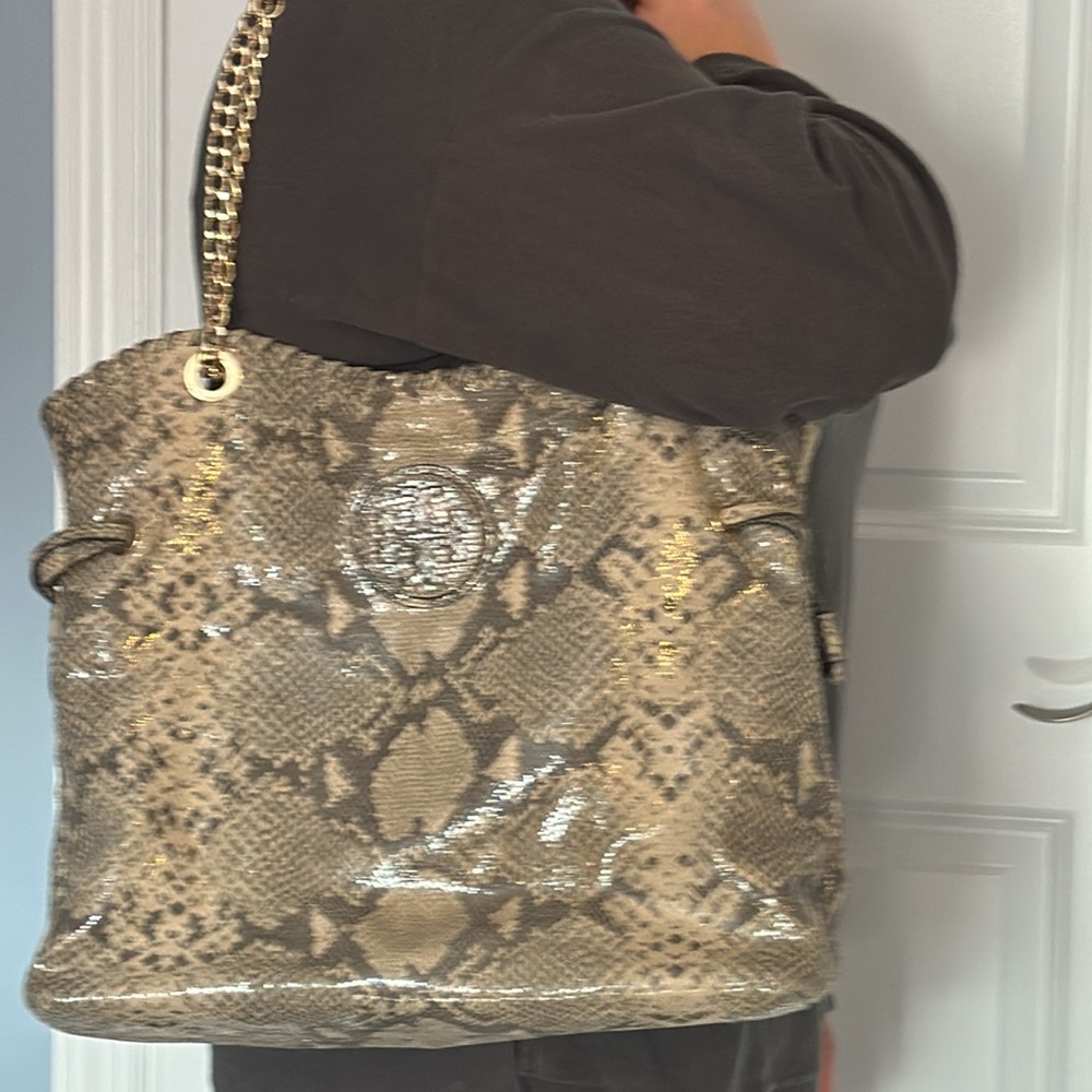 Tory Burch Python Print Bag - image 5